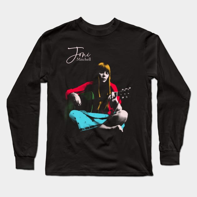 Joni pop art Long Sleeve T-Shirt by BAJAJU